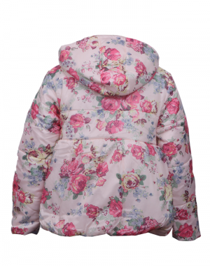 Girls hooded Jacket flower printed jacket multi